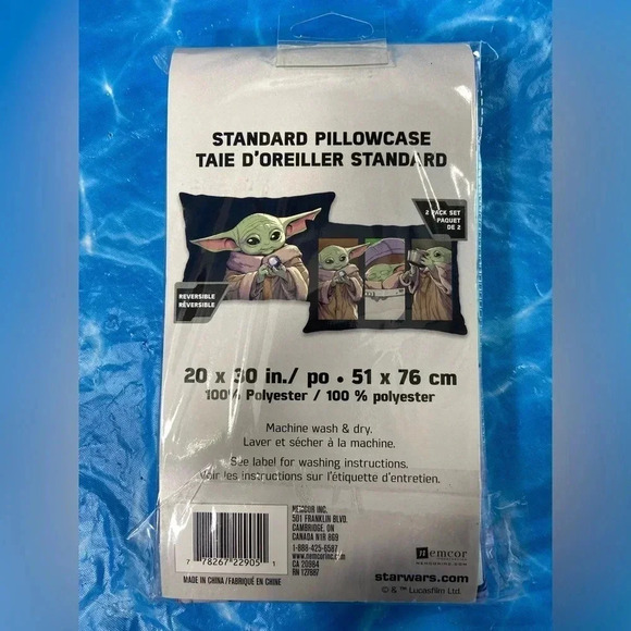 Star Wars - The Mandalorian / Baby Yoda / Grogu -  Pillowcases - BNIB 💫 - Picture 6 of 8
